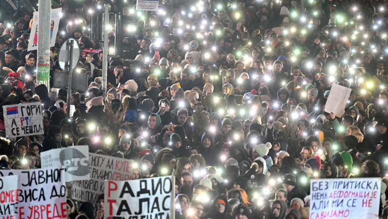 protest belgrad