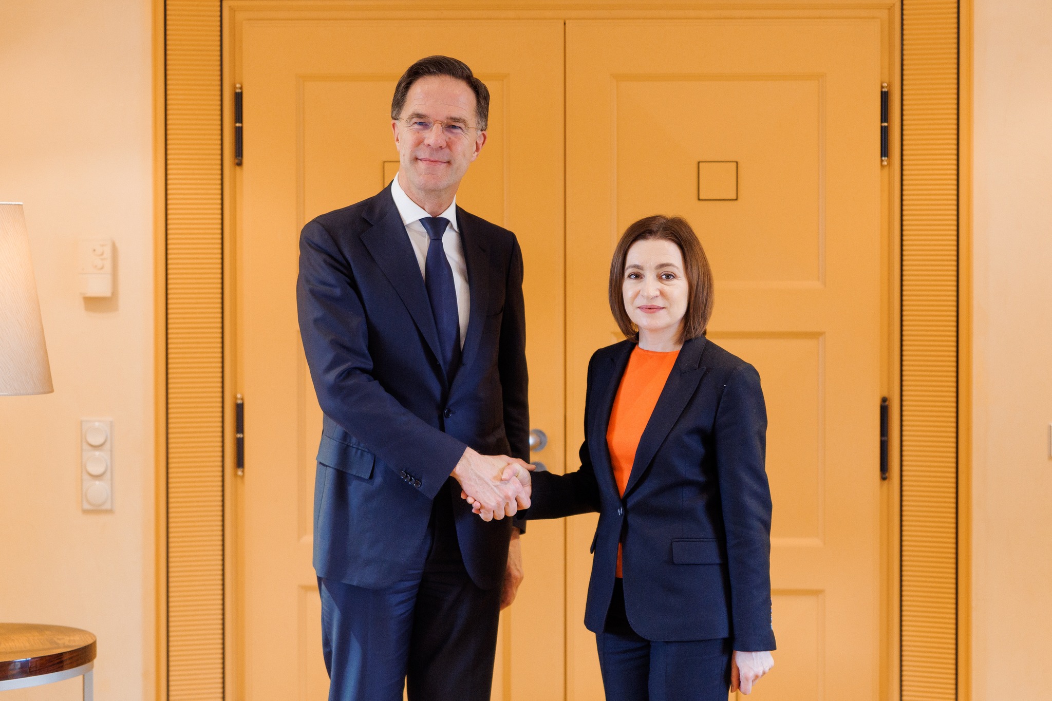 Maia Sandu Mark Rutte